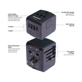 3 USB + 1 Type C Travel Adaptor