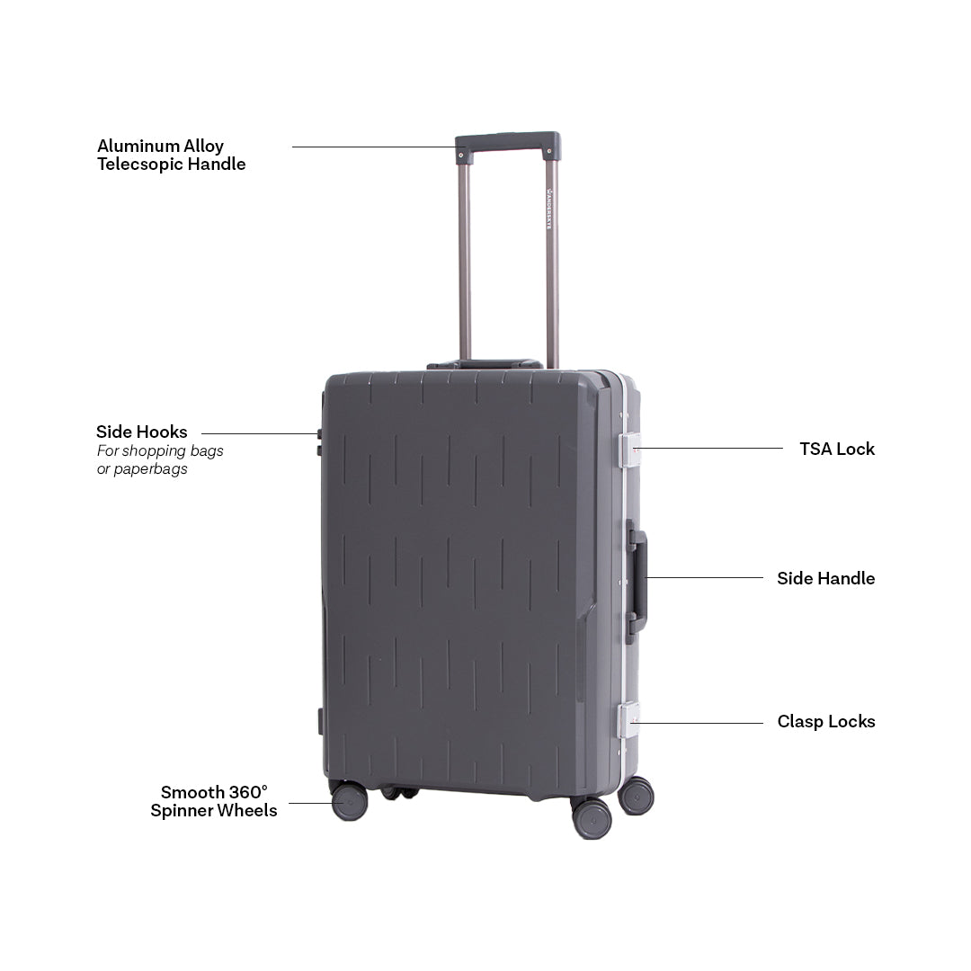 The Carry on Explora Zip Plus Luggage 20 inch