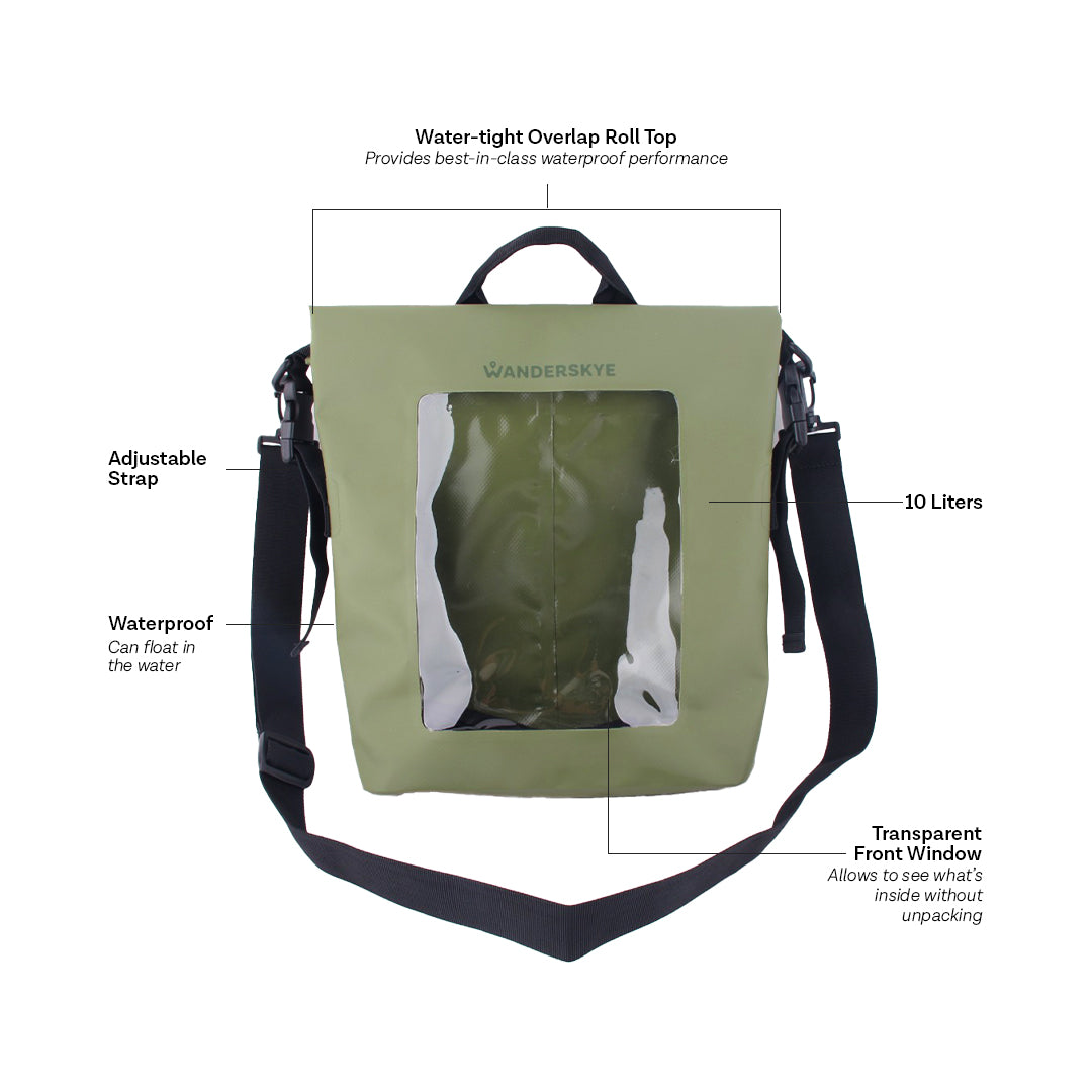 Ocean Pack Waterproof Day Pack 10 Liters