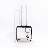 Luggage Cover | Matte Clear Front Open