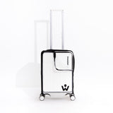 Luggage Cover | Matte Clear Front Open