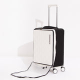 Luggage Cover | Matte Clear Front Open