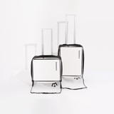 Luggage Cover | Matte Clear Front Open