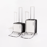 Luggage Cover | Matte Clear Front Open