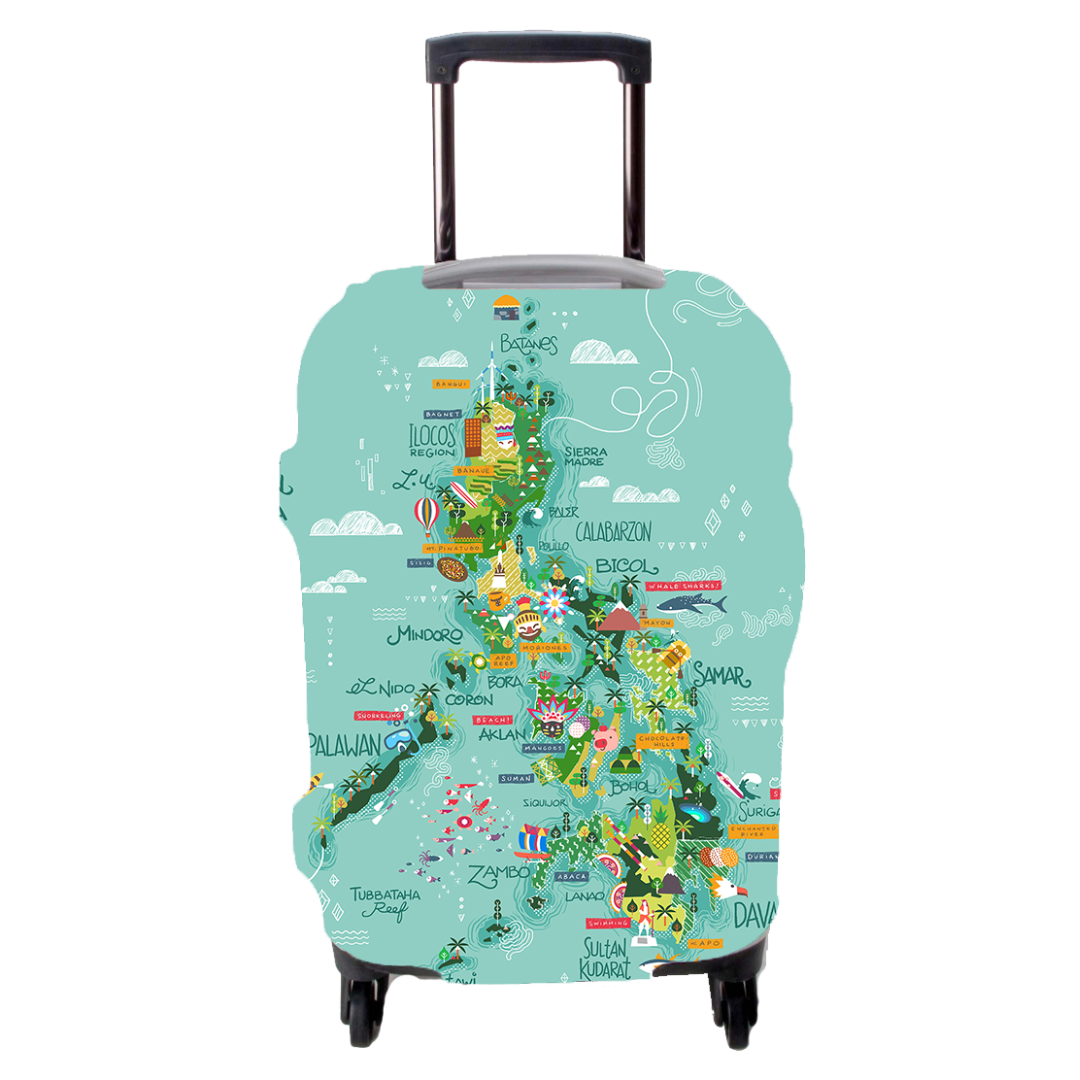 Wanderskye Luggage Cover Best Sellers Map of the Philippines