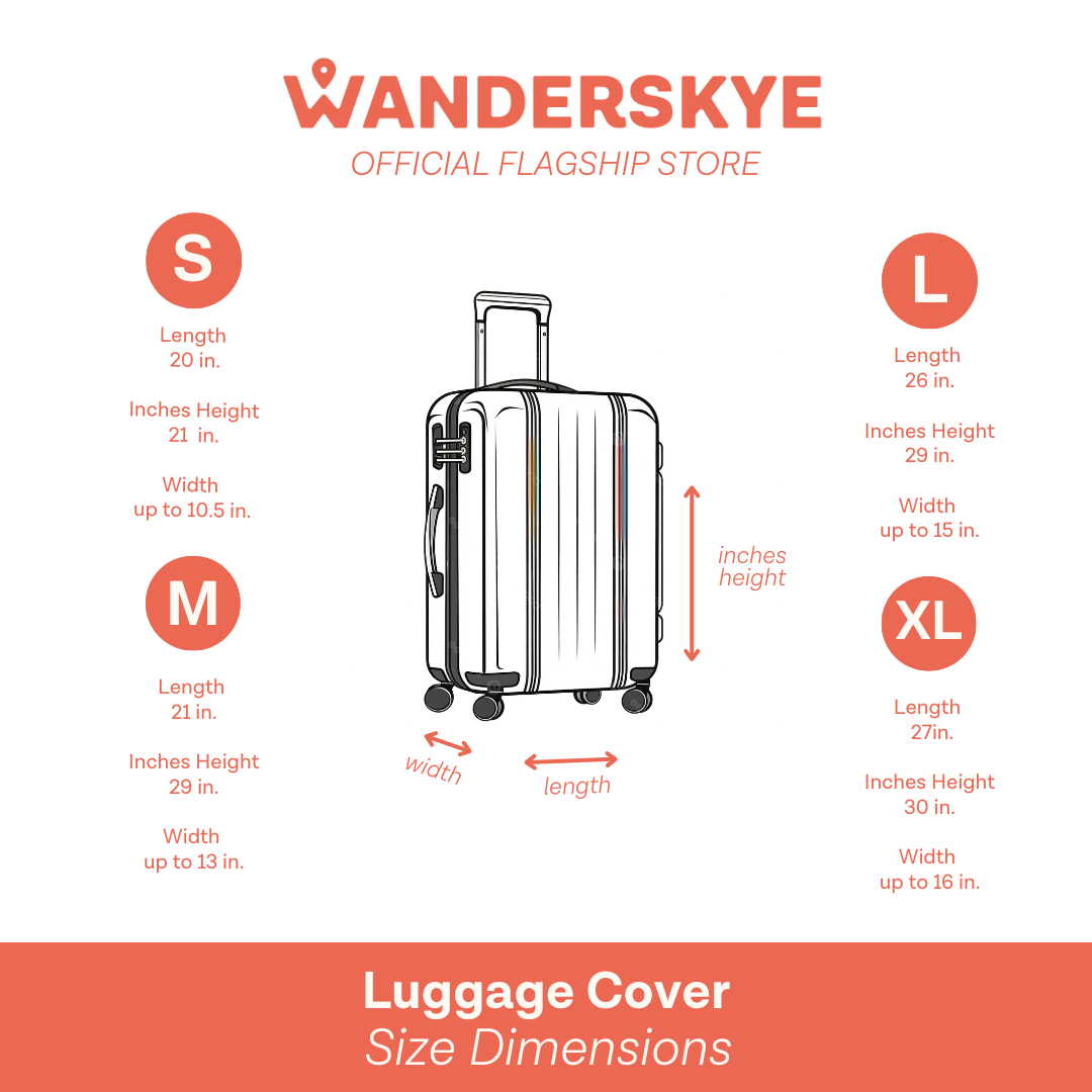 Customized Luggage Cover Philippines Wanderskye