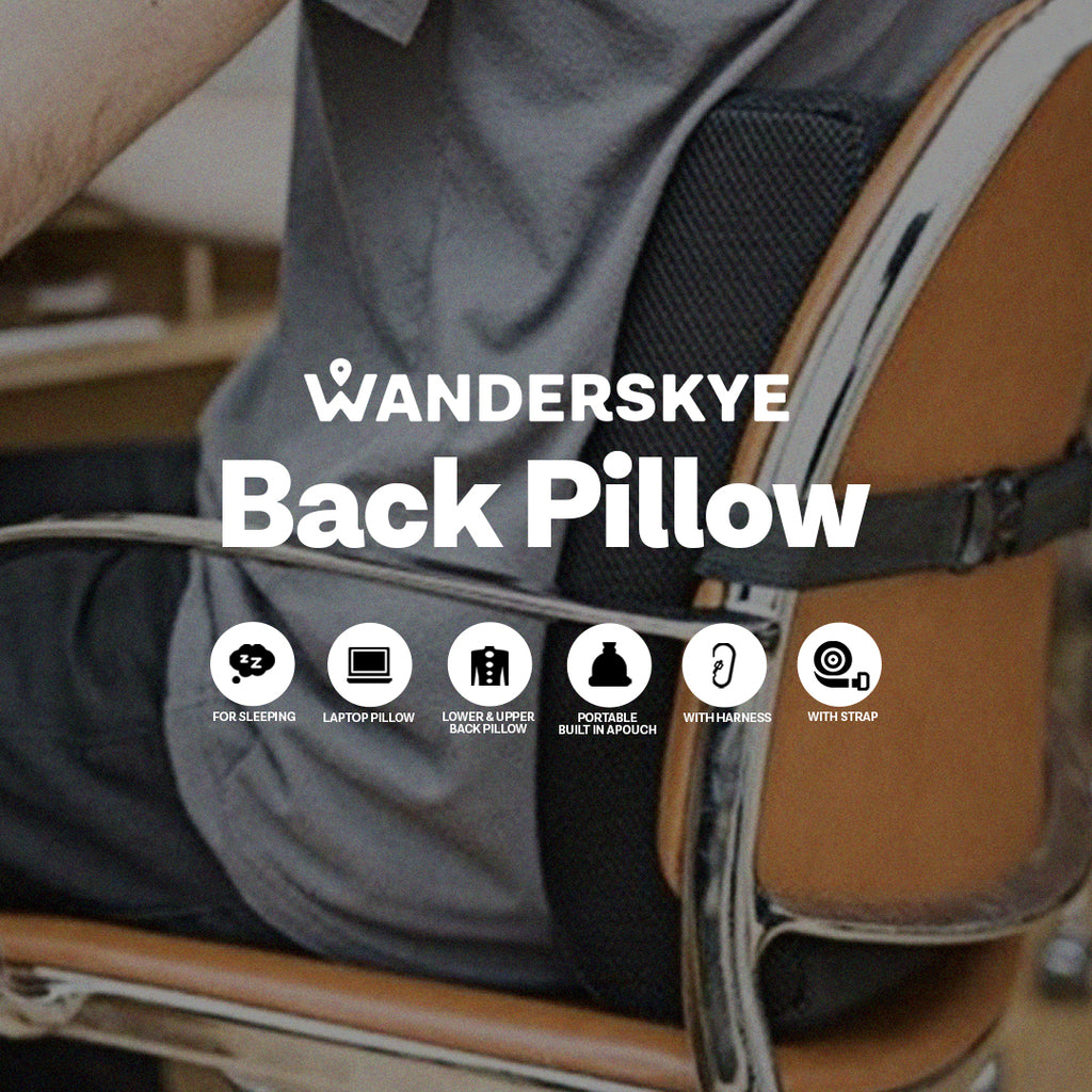 Back Pillow - Black | Wanderskye