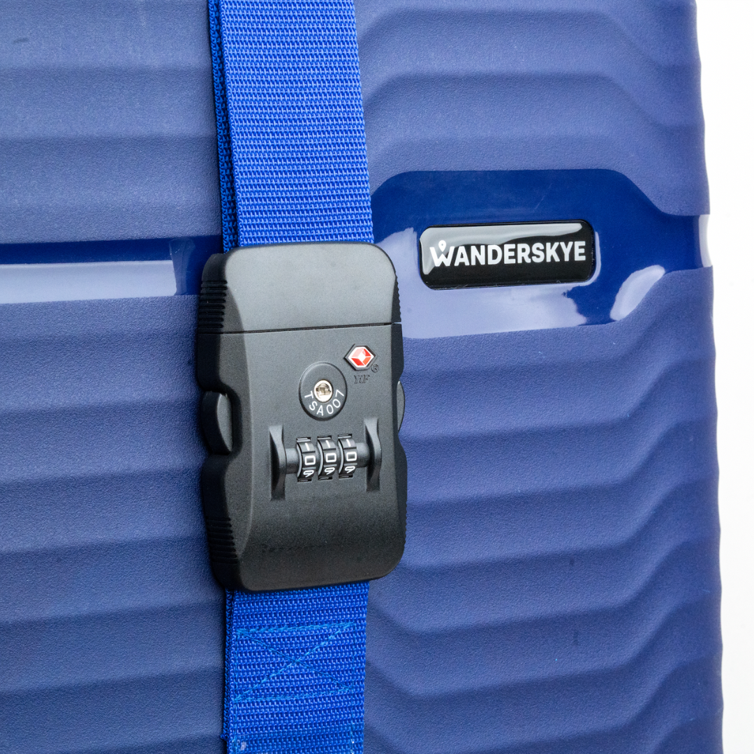 Master lock luggage strap shop