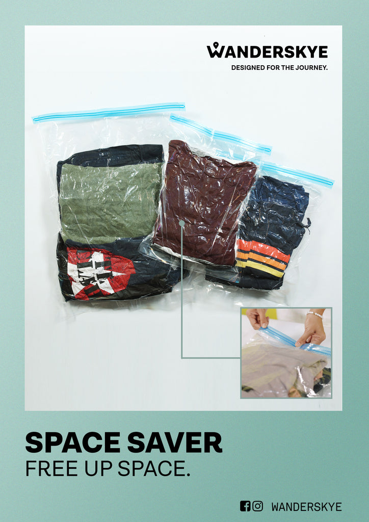 Space Saver Compression Bag for Travel